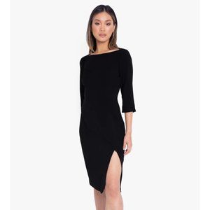 Black Halo - Marissa Sheath Dress - Super Loft Woven - Size 2